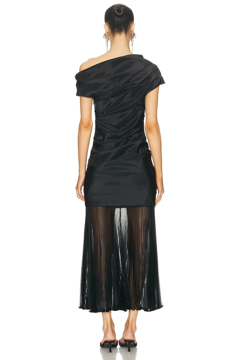 SIMKHAI Ammalie Combo Midi Dress outlook