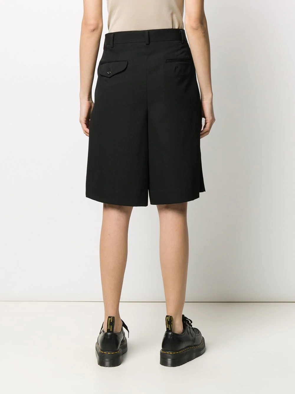 cropped culotte trousers - 4