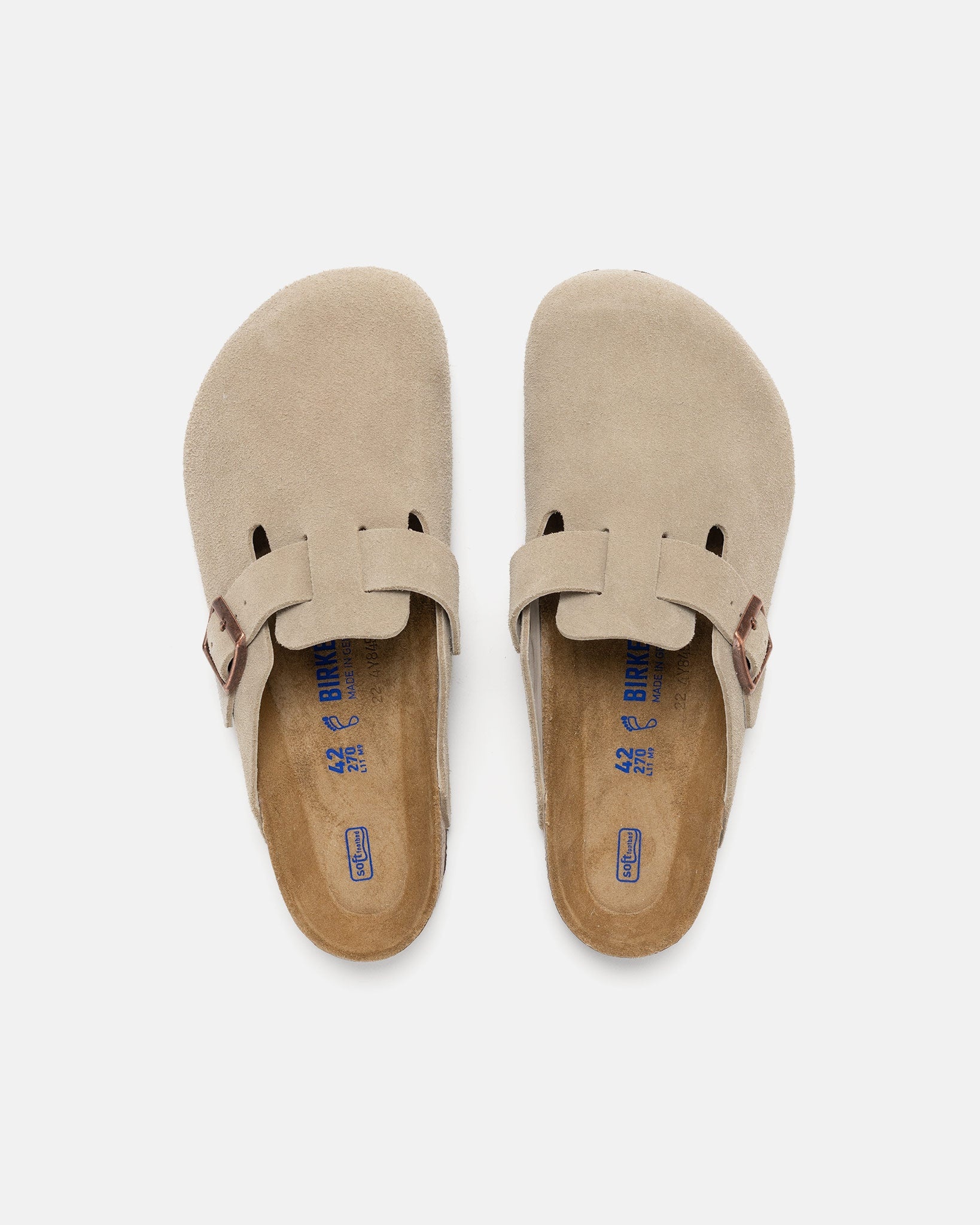 Boston Soft Footbed Taupe Suede - 4