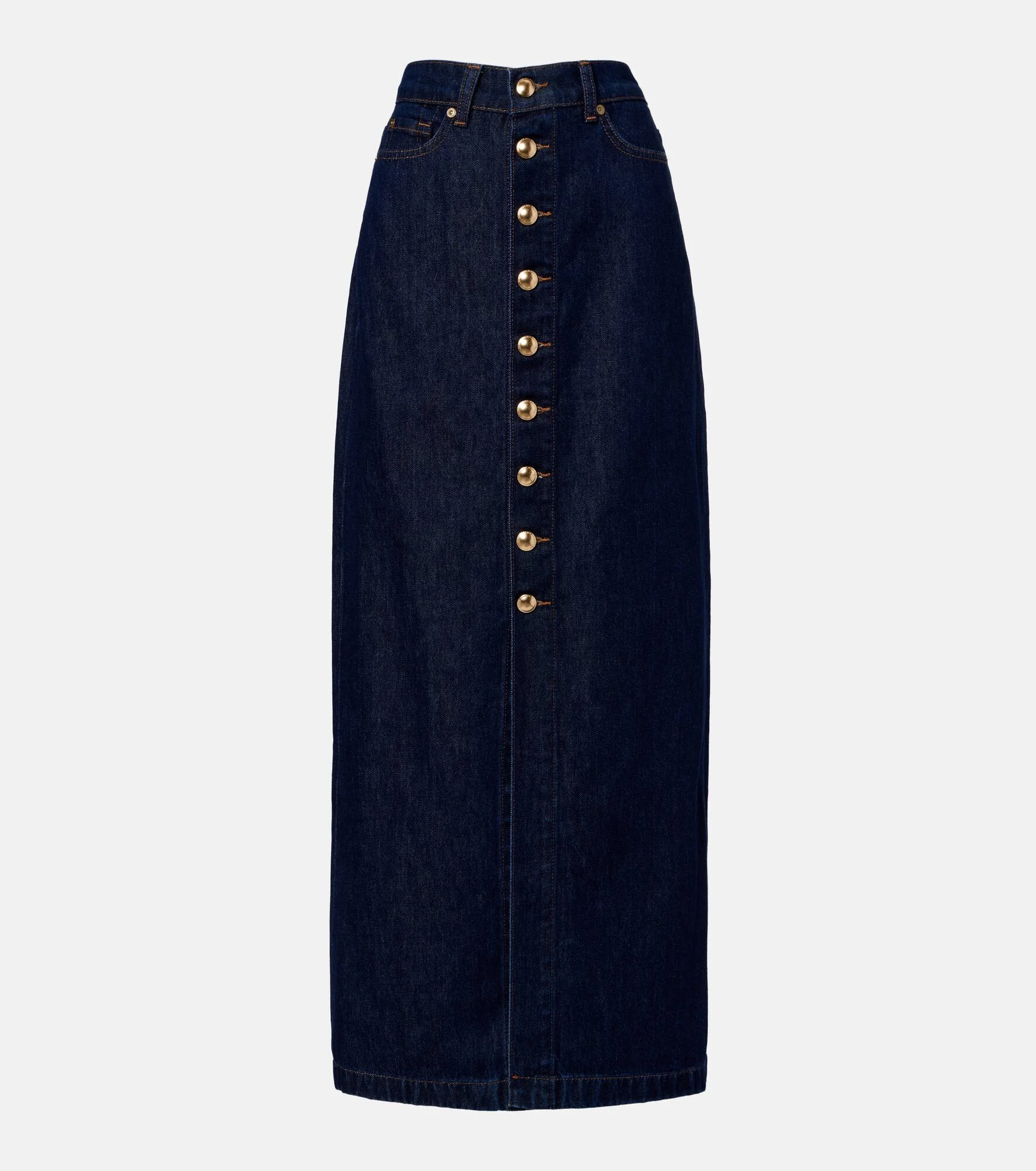 Denim maxi skirt - 1