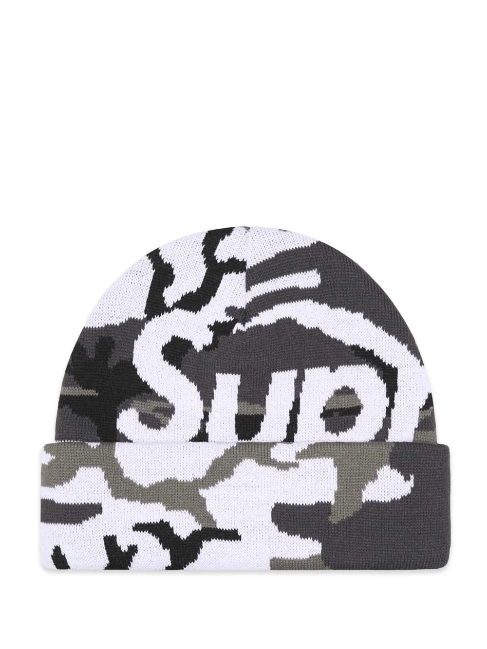 camouflage beanie hat - 1