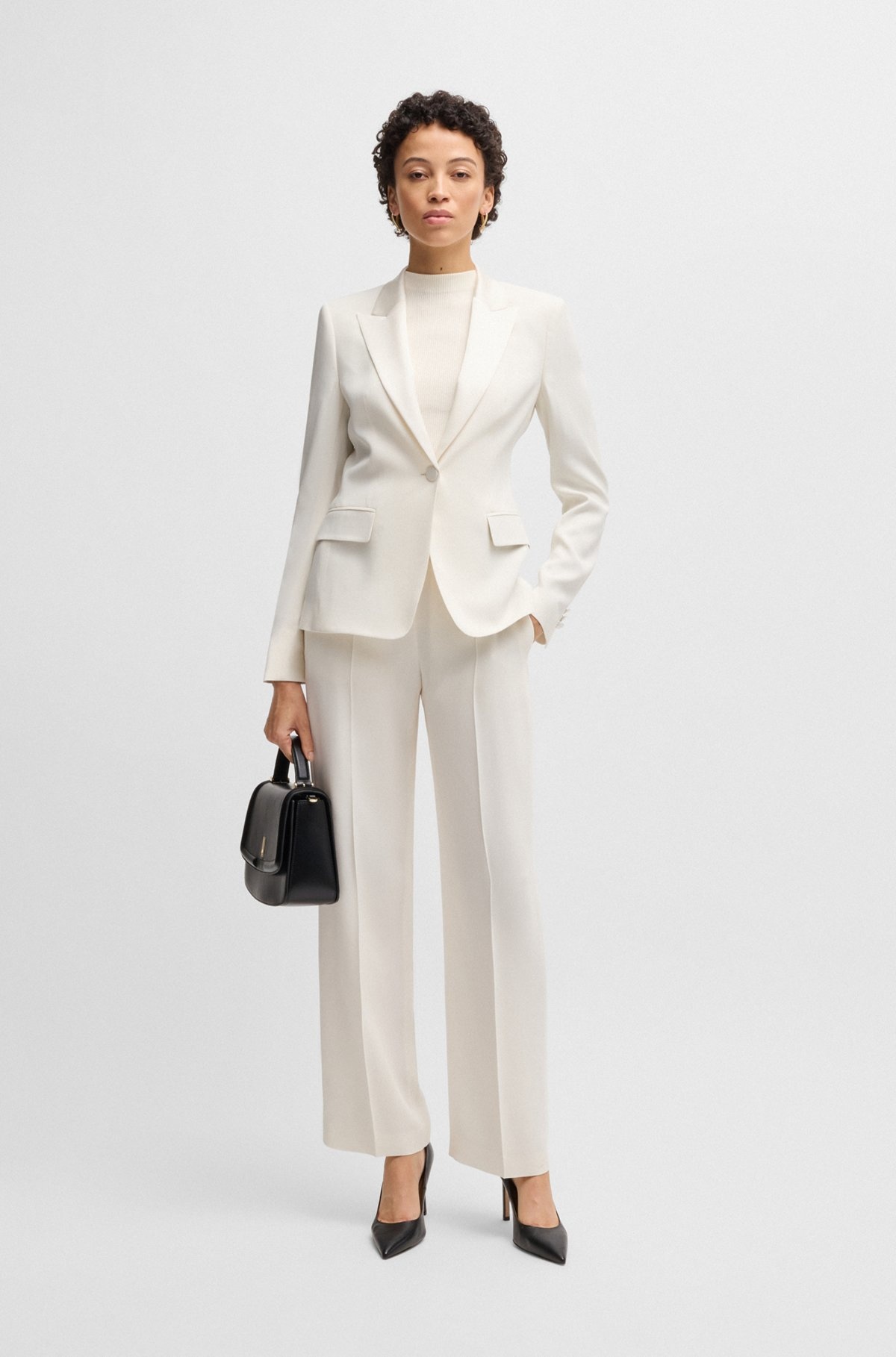SLIM-FIT TUXEDO JACKET WITH SINGLE BUTTON - 3