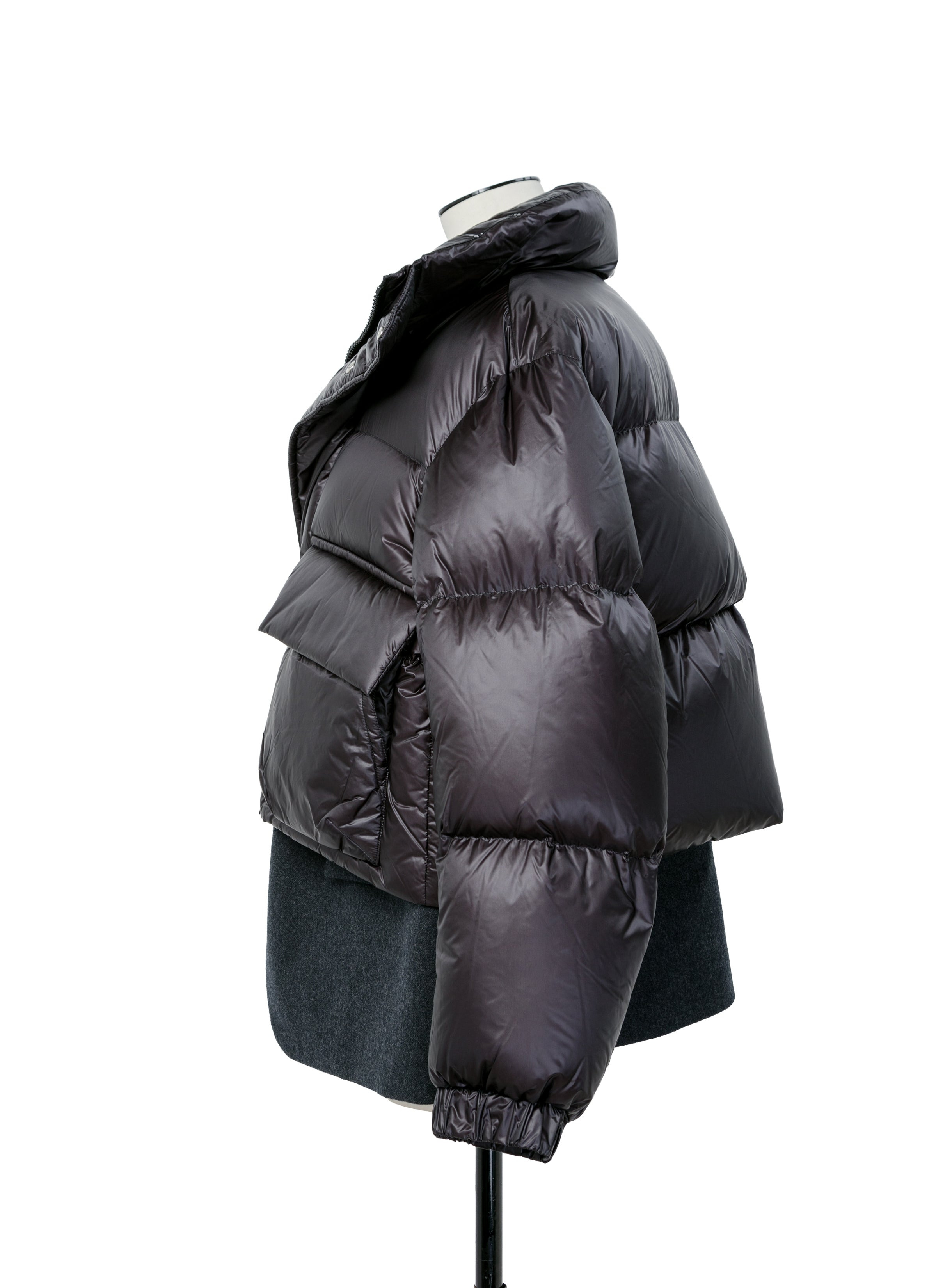 Wool Melton x Puffer Blouson - 3