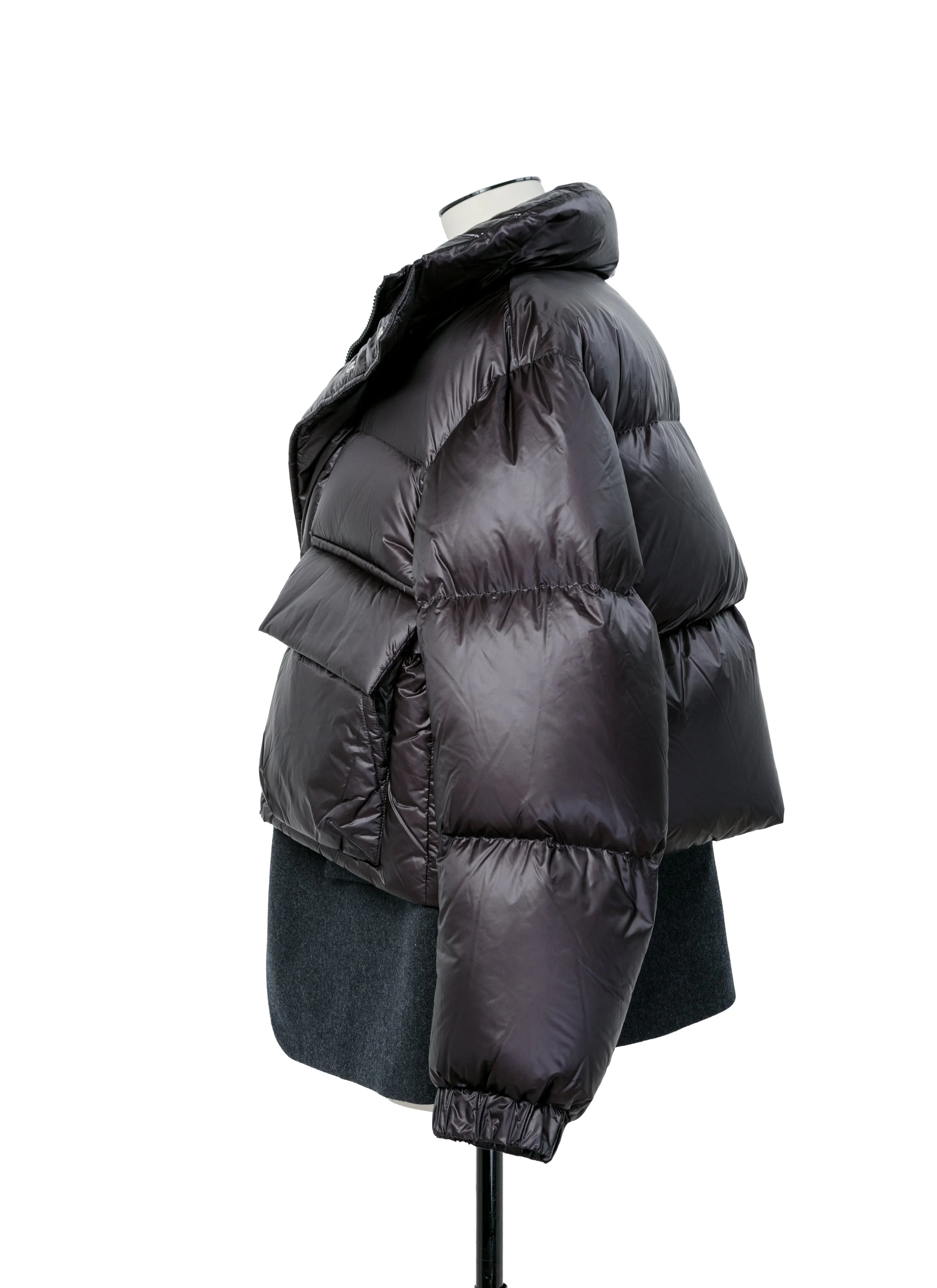sacai Wool Melton x Puffer Blouson - 25-08242-007 | REVERSIBLE