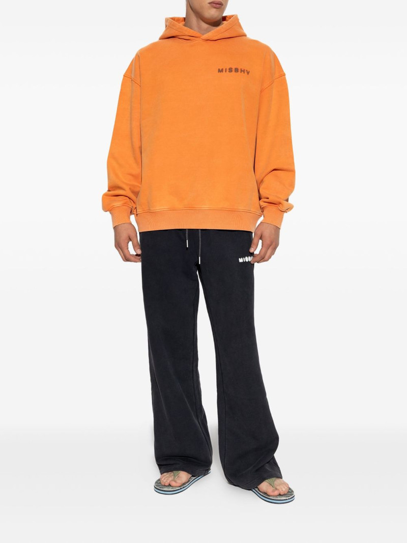 MISBHV logo-print cotton hoodie outlook
