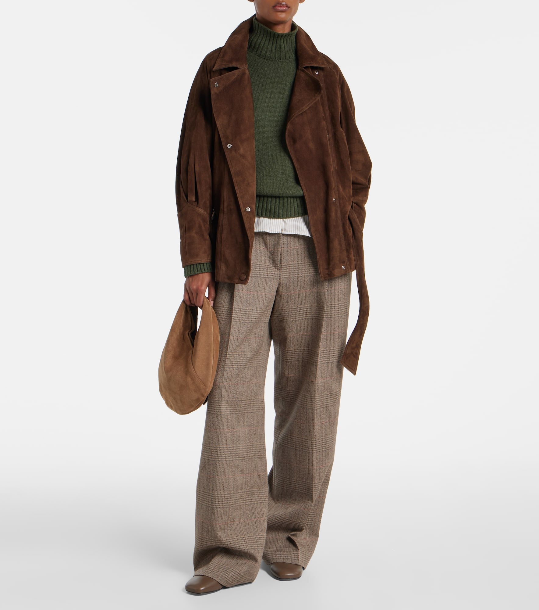 Ora Mini suede shoulder bag - 5