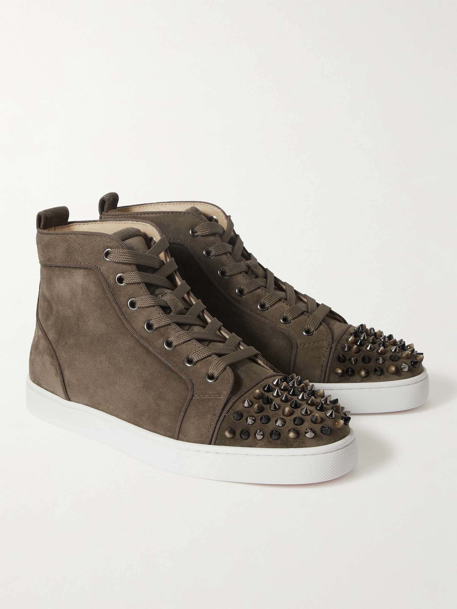 Lou Spikes Orlato Suede High-Top Sneakers - 4