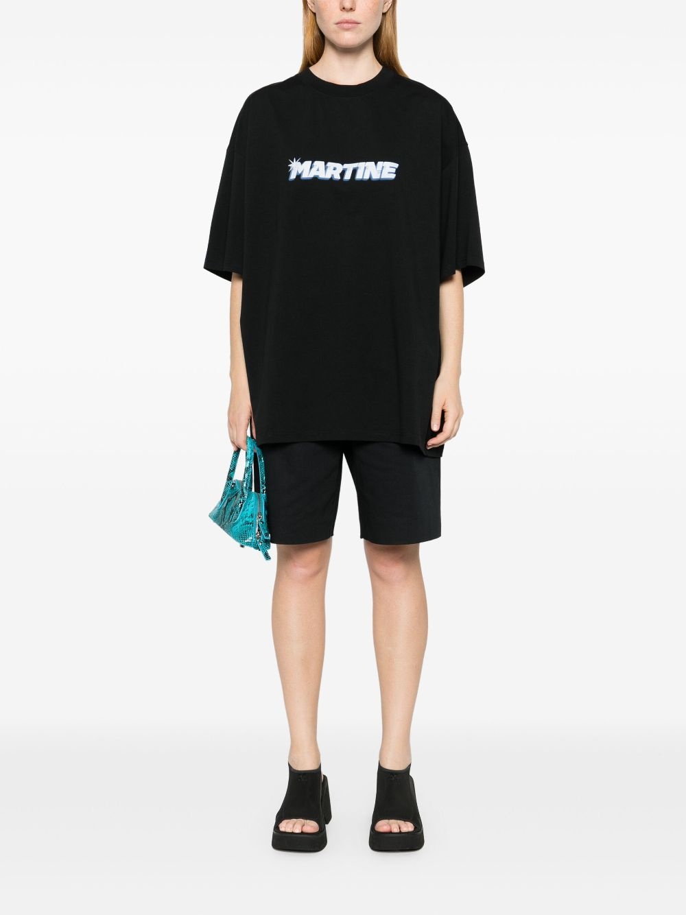 Martine Rose Oversized S/S T-Shirt Black "Black" - 2