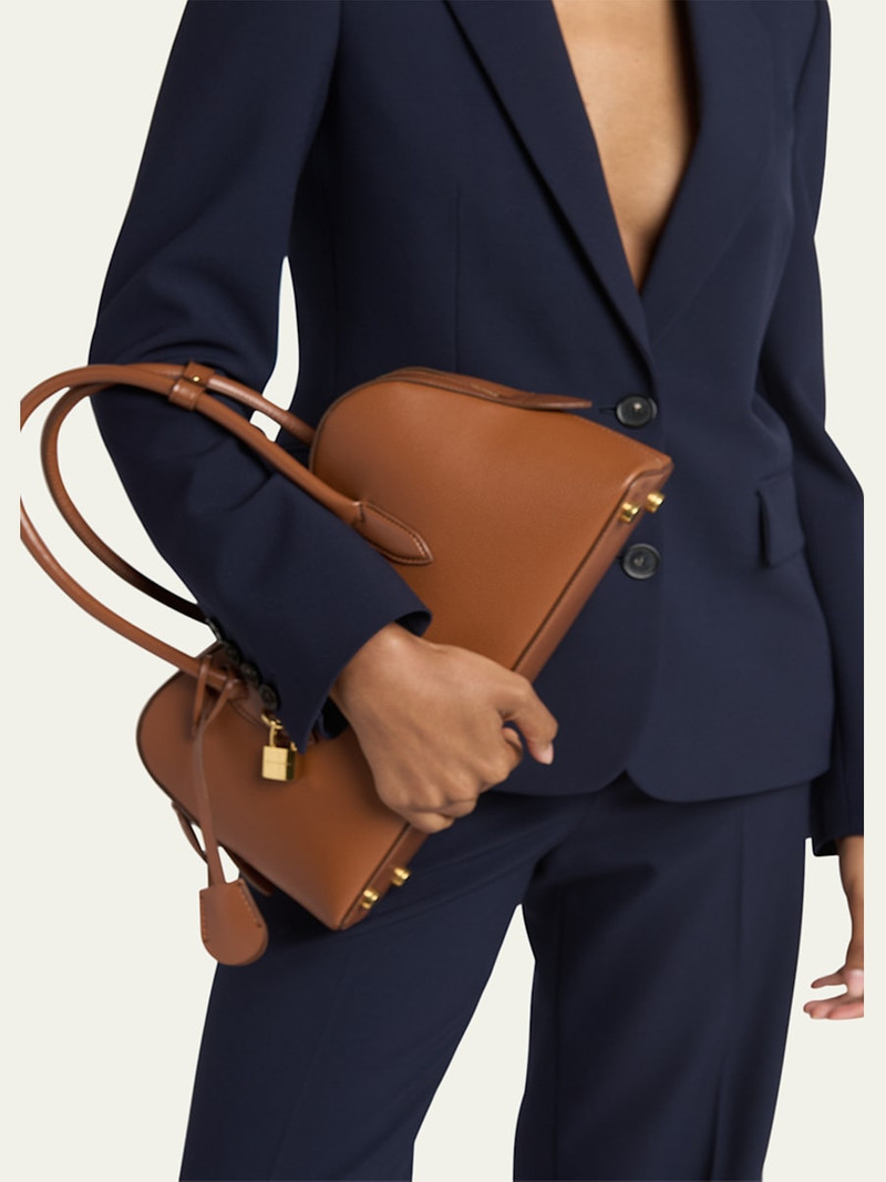 Stella McCartney Ryder Large Shoulder Bag in Embossed Grainy Eco Mat outlook