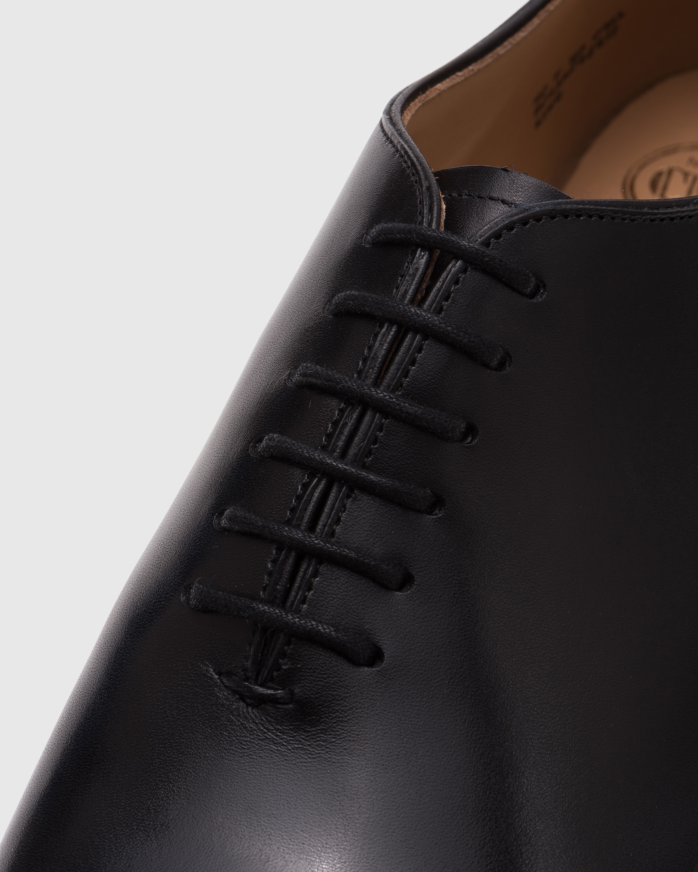 Royal Calf Leather Whole Cut Oxford - 3