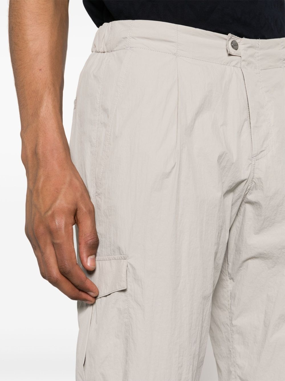 mid-rise tapered trousers - 5
