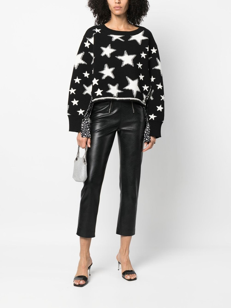 Stella McCartney star-motif knitted jumper outlook