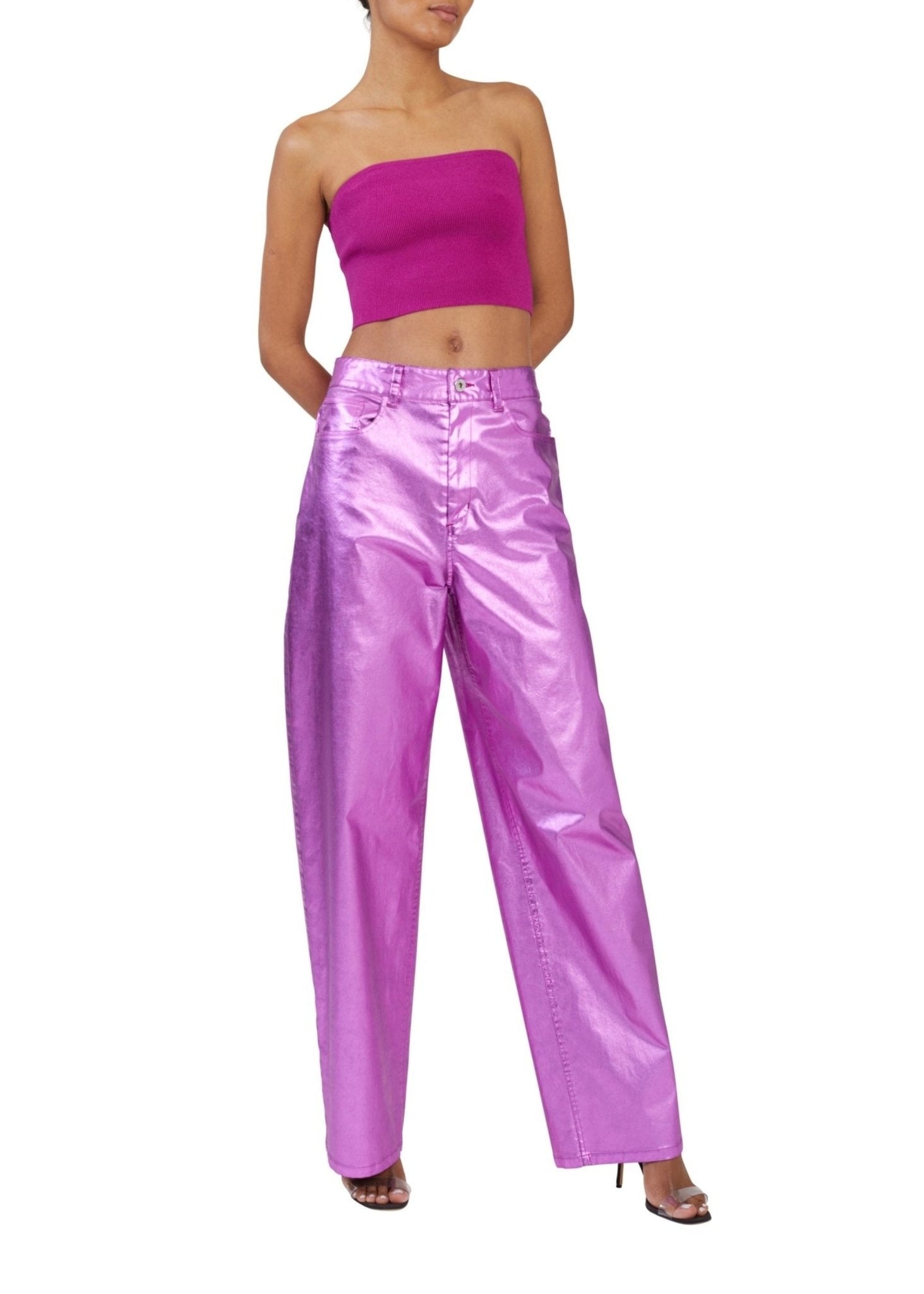 Compact Knit Tube Top - 3