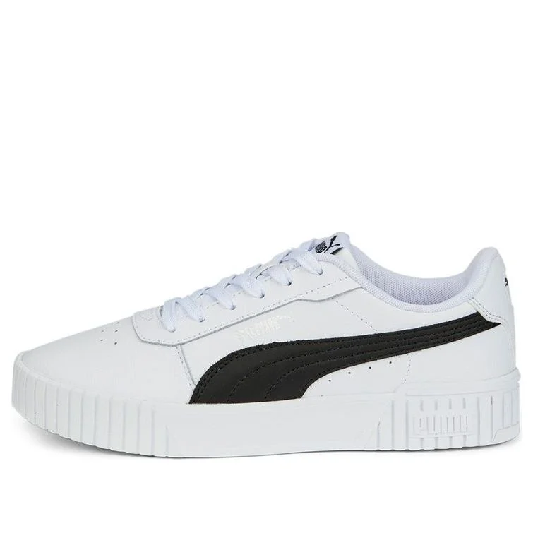 (WMNS) PUMA Carina 2.0 'White Black' 385849-07 - 1