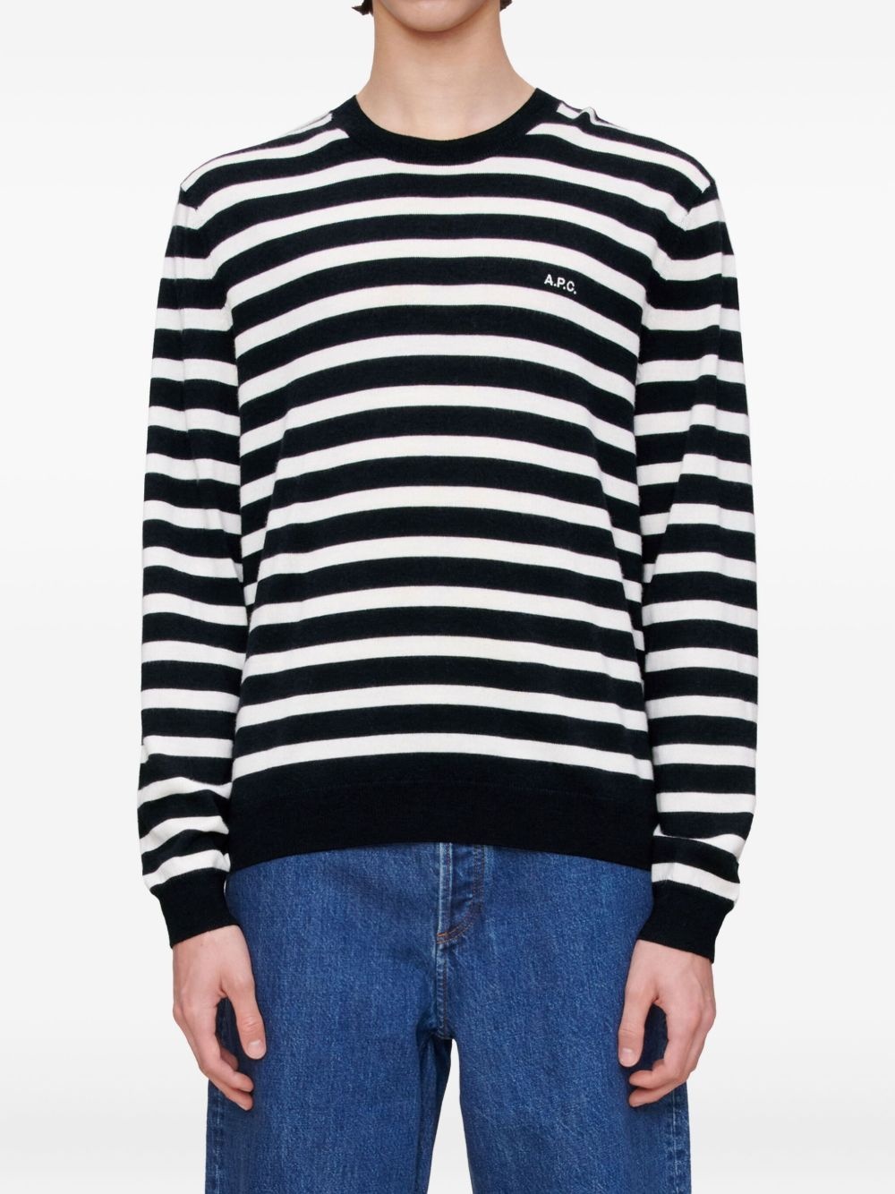 striped sweater - 3