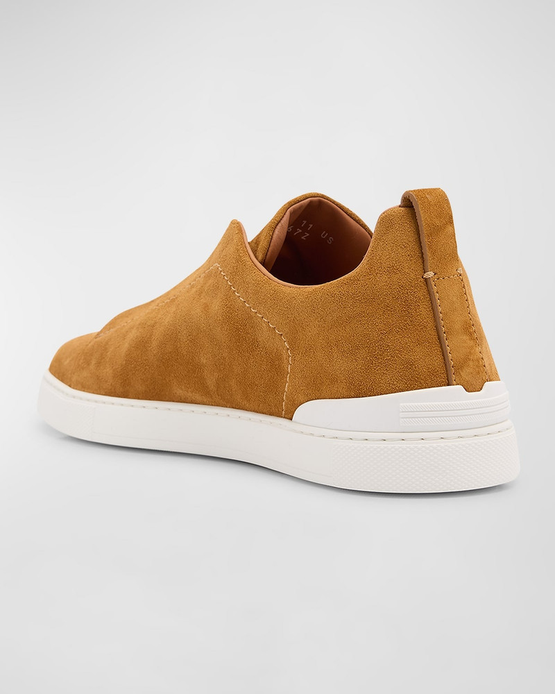 Men's Triple Stitch Suede Sneakers 4