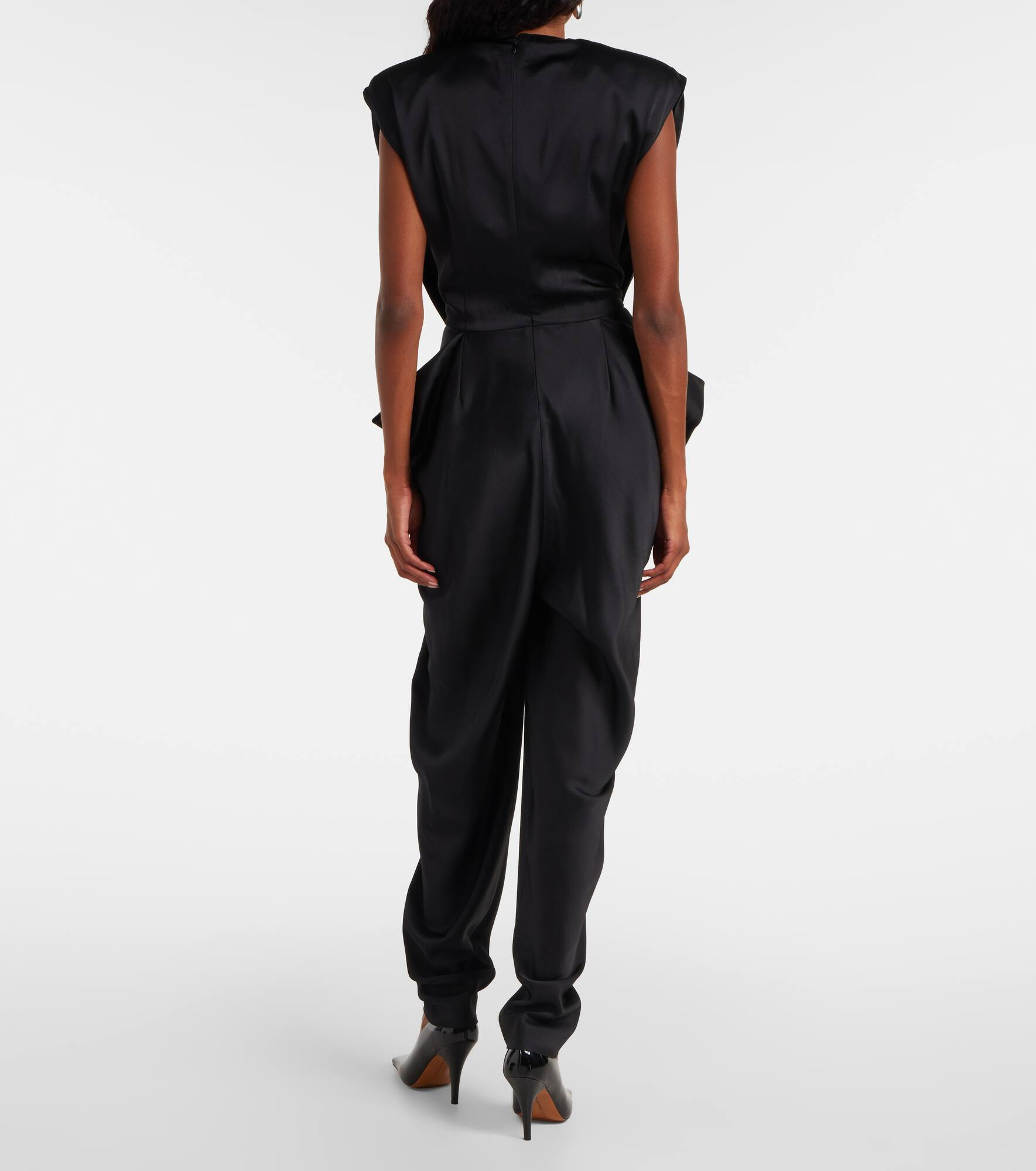 Draped jumpsuit - 3
