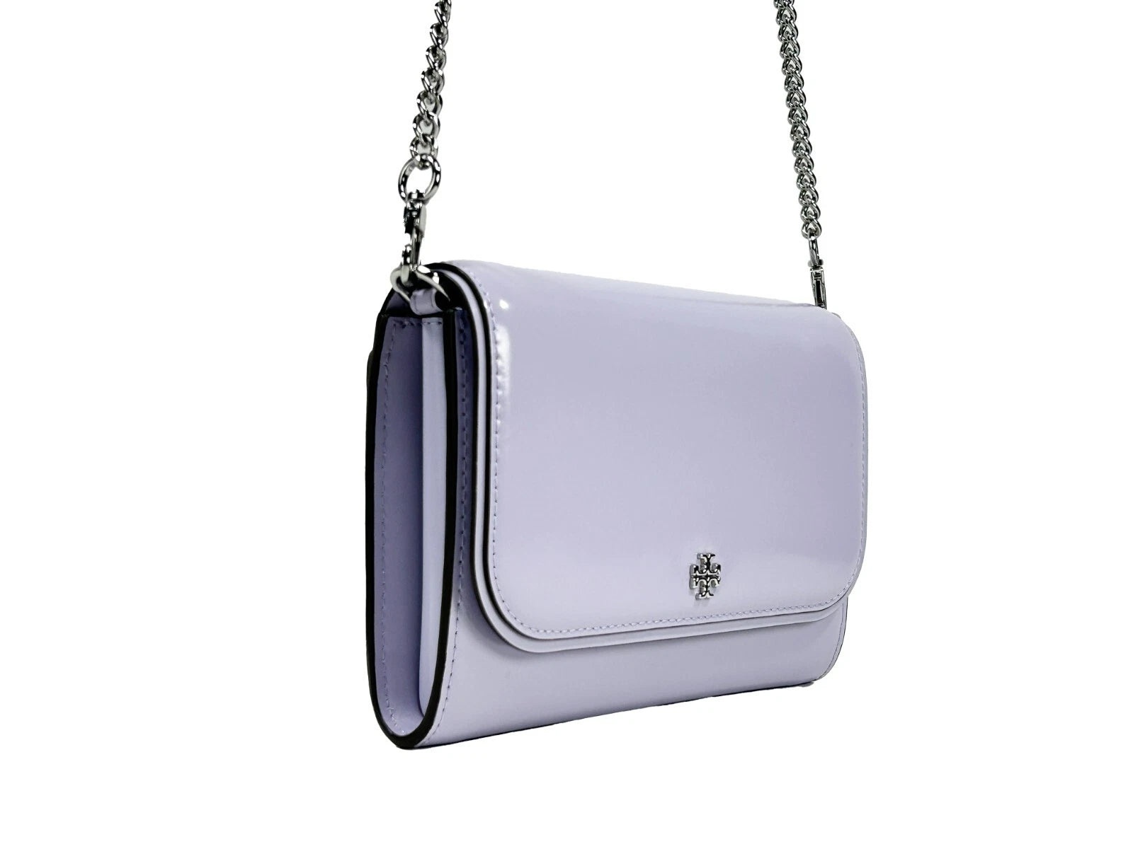Tory Burch - Patent Emerson Patent Chain Wallet Crossbody Bag - 2
