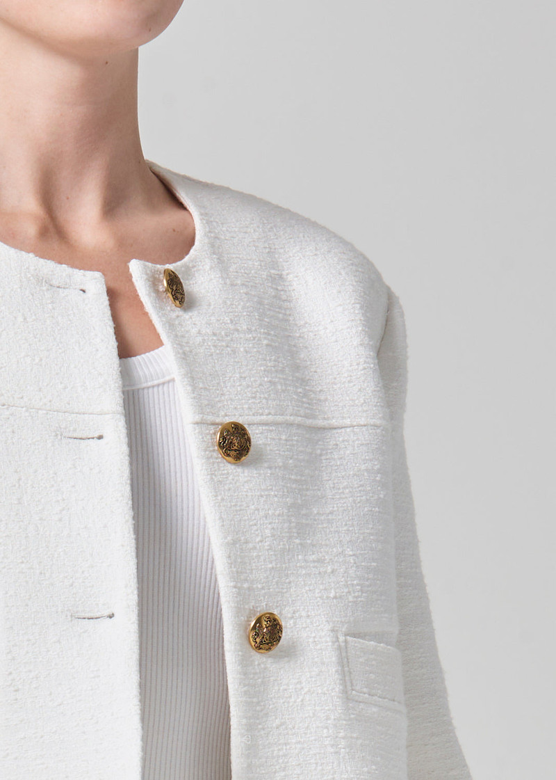 Pia Cropped Jacket In Naturaline 5