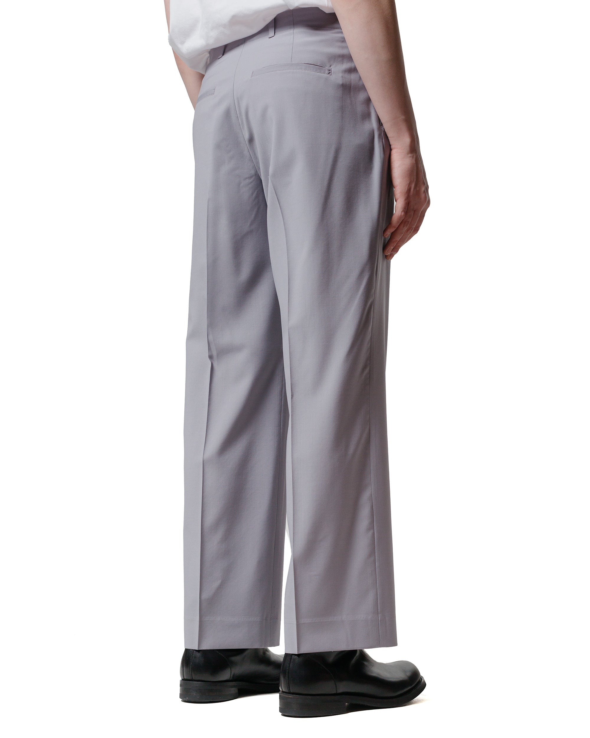 Borrowed Chino Dusty Lavender High Twist Wool - 3