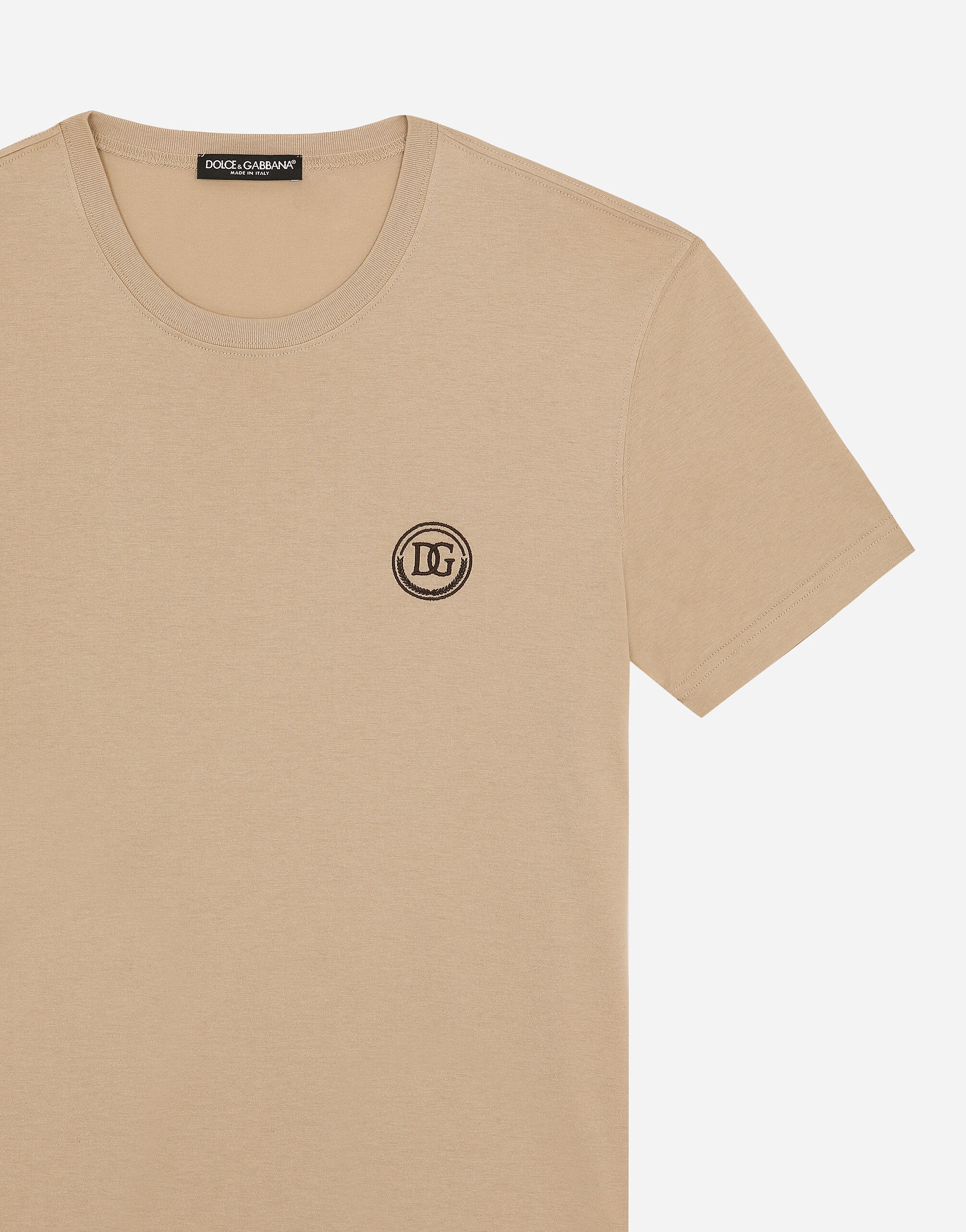 Short-sleeved T-shirt with DG embroidery - 3