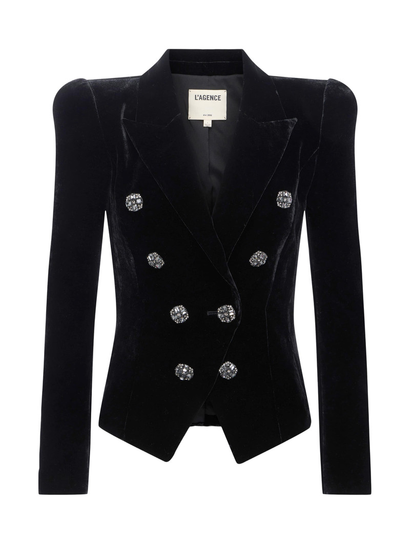 Bethany Velvet Blazer 1