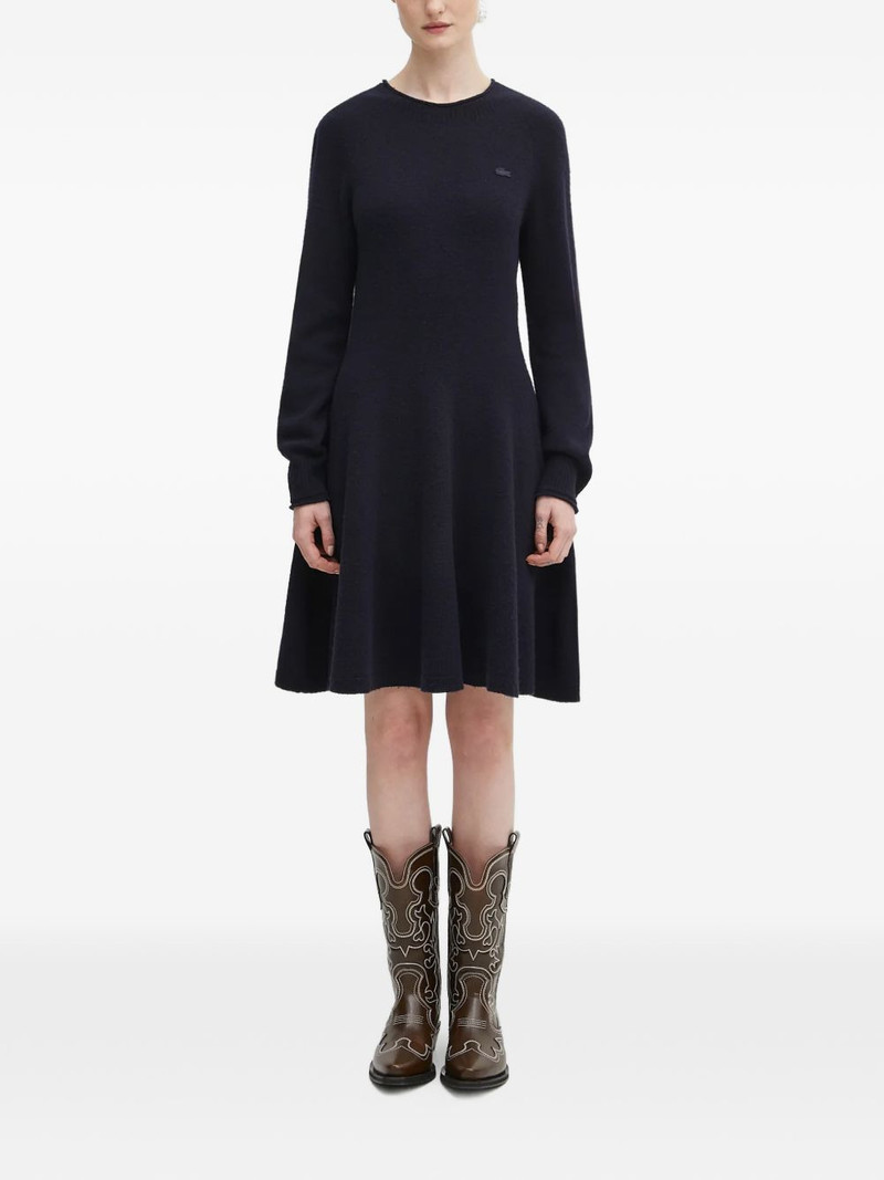 long-sleeves logo mini dress 1