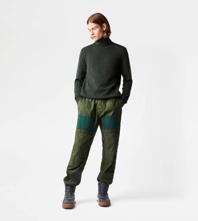 Tod's TOD'S CASHMERE BLEND TURTLENECK - GREEN outlook