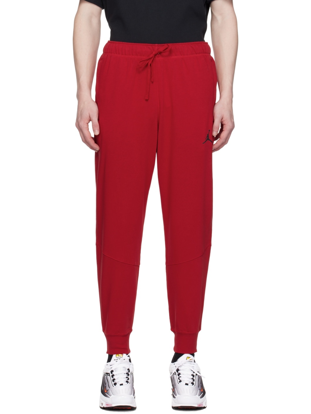 Red Dri-FIT Sportwear Crossover Sweatpants - 1