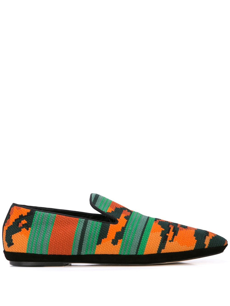 Tiger woven slippers 1