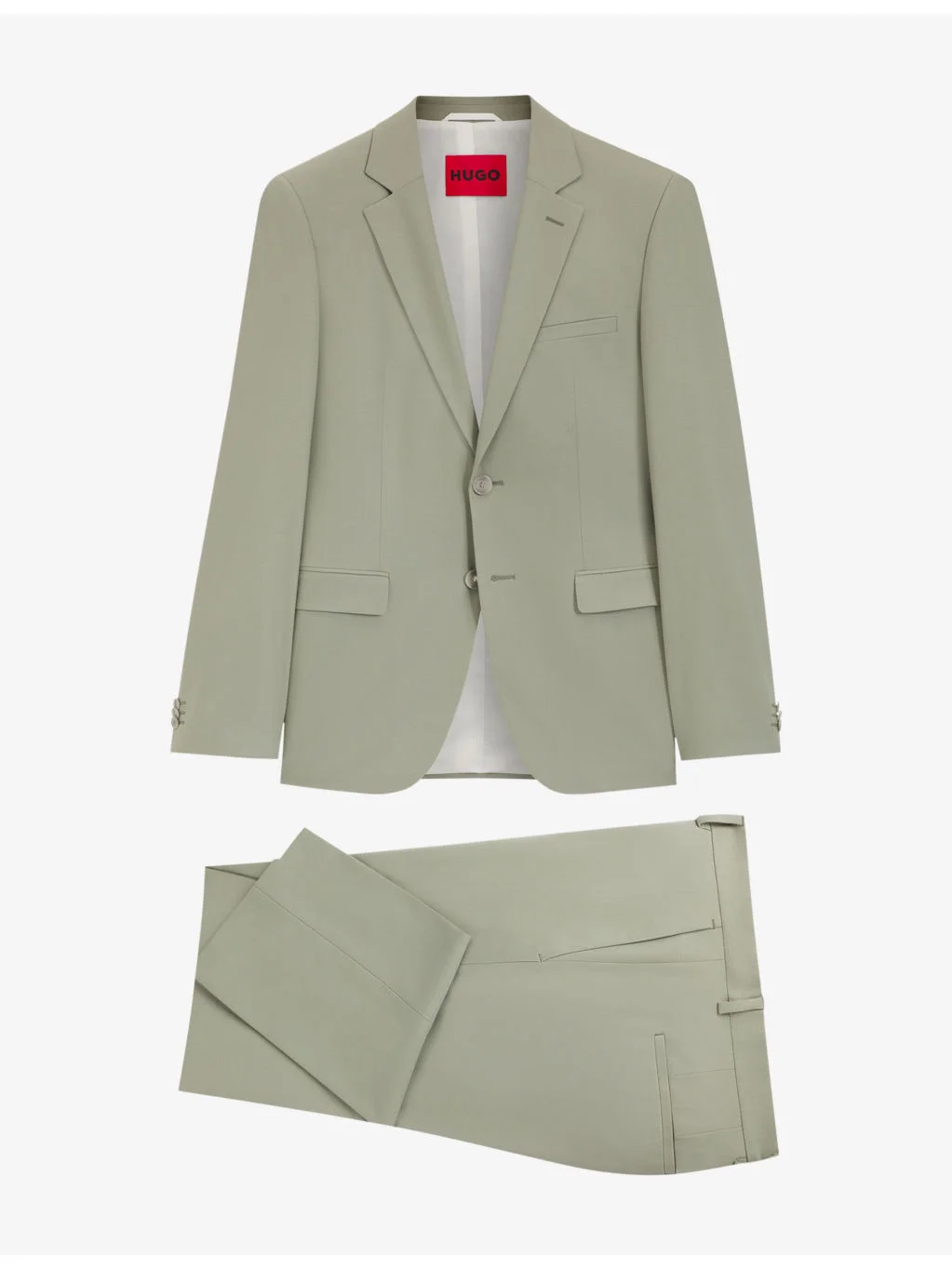 Notch-Lapel Extra Slim-Fit Wool-Blend Suit - 1
