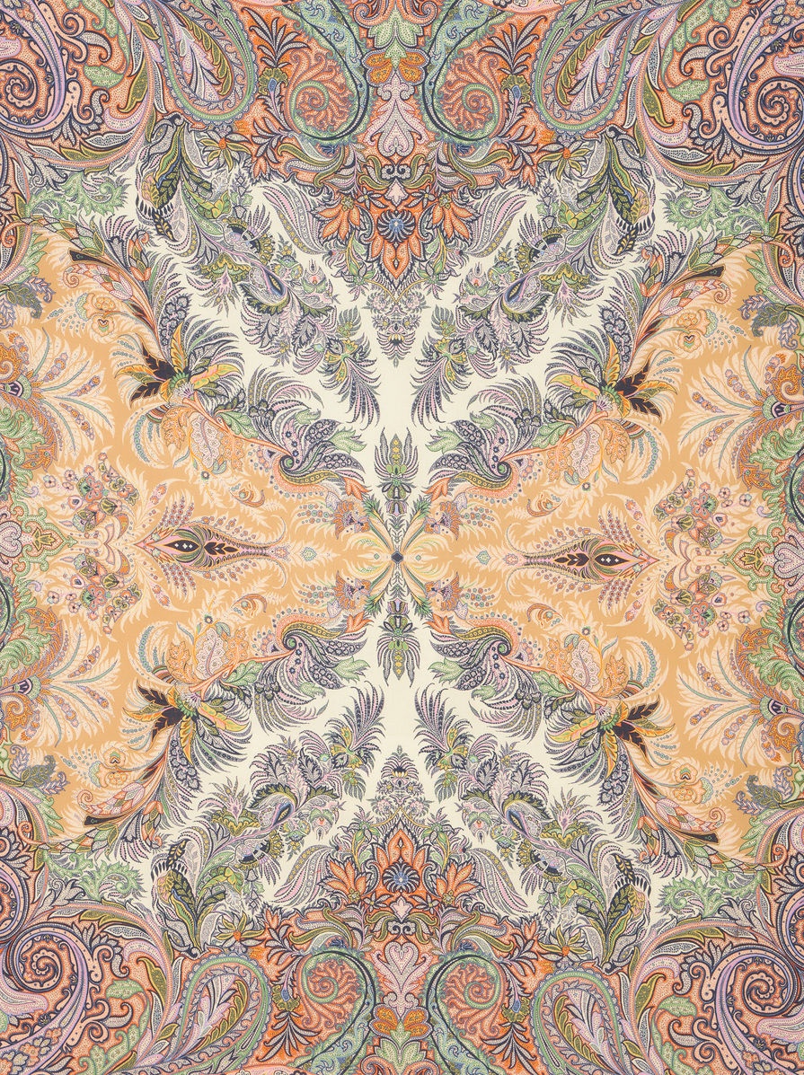 PAISLEY CASHMERE AND SILK SHAWL - 3
