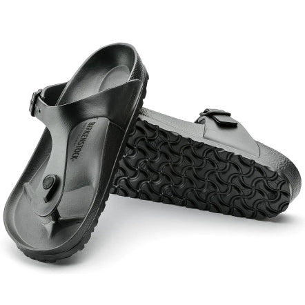 Birkenstock Gizeh Essentials EVA Metallic Sandals 'Anthracite' 1001505 - 4