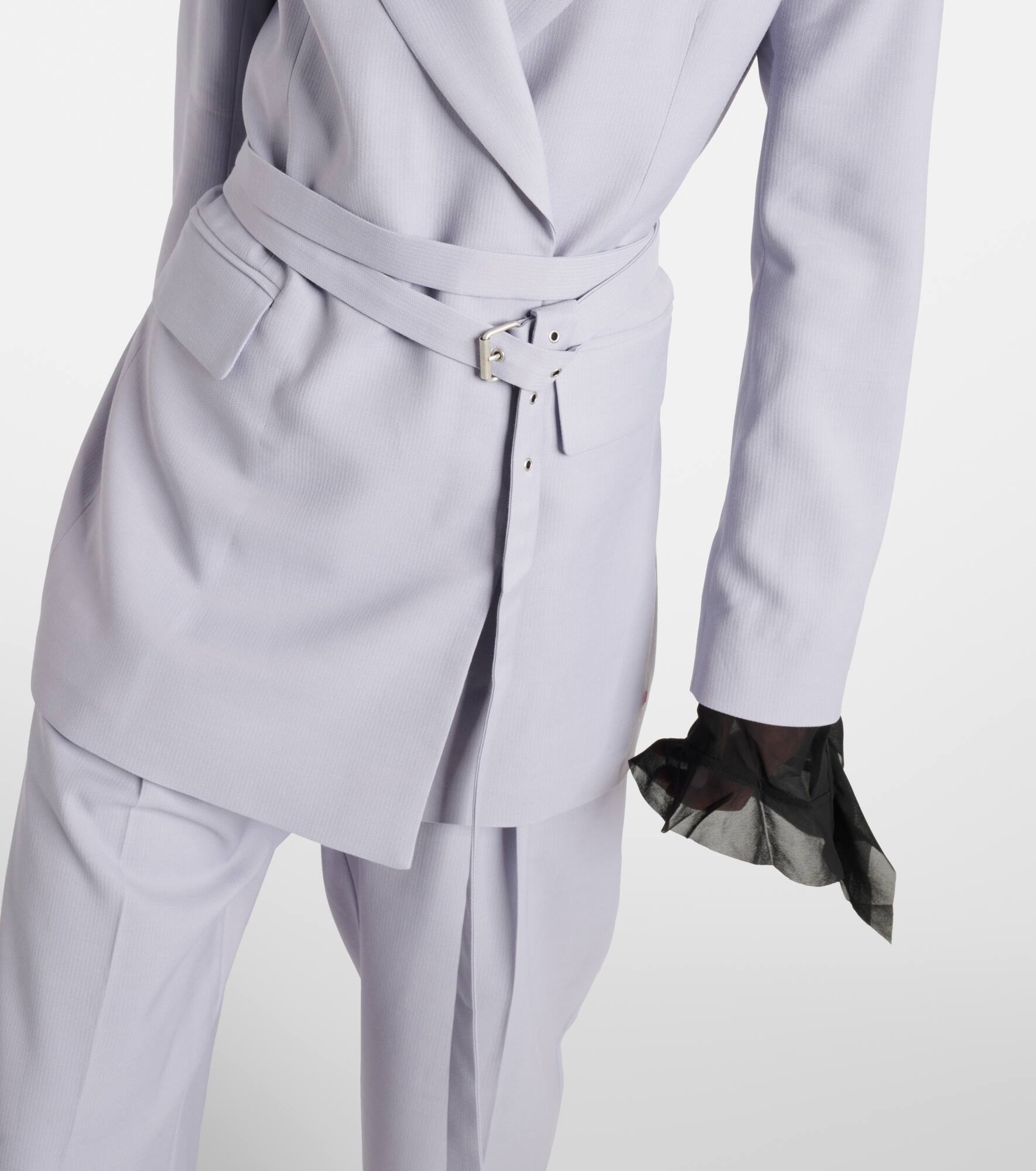 Belted blazer - 5
