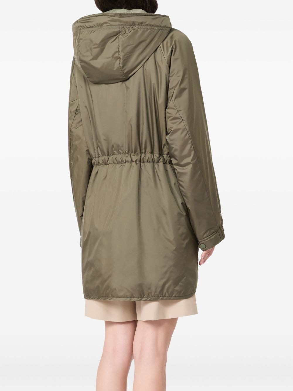 quilted hooded parka - 2