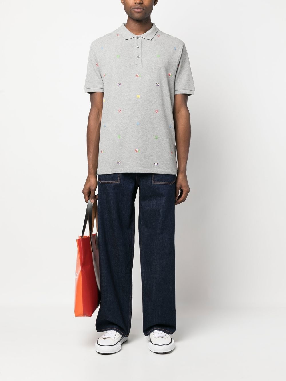 Kenzo Pixel slim fit polo shirt - 2