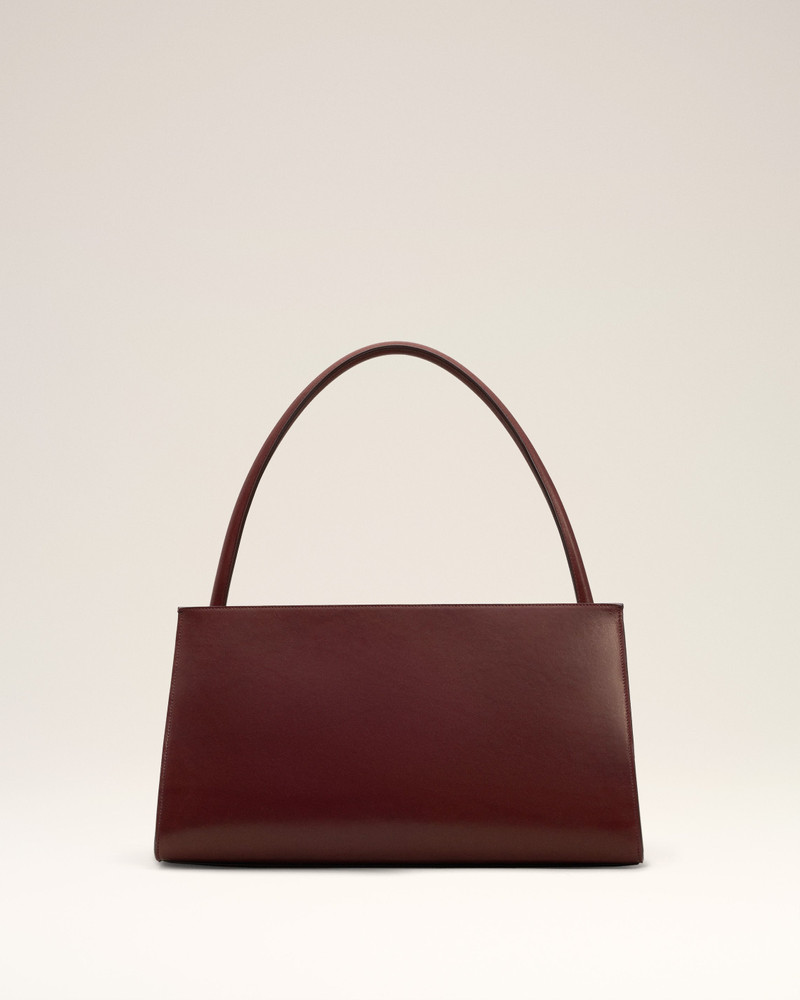 BURGUNDY SMOOTH LEATHER MIMI BAG 4