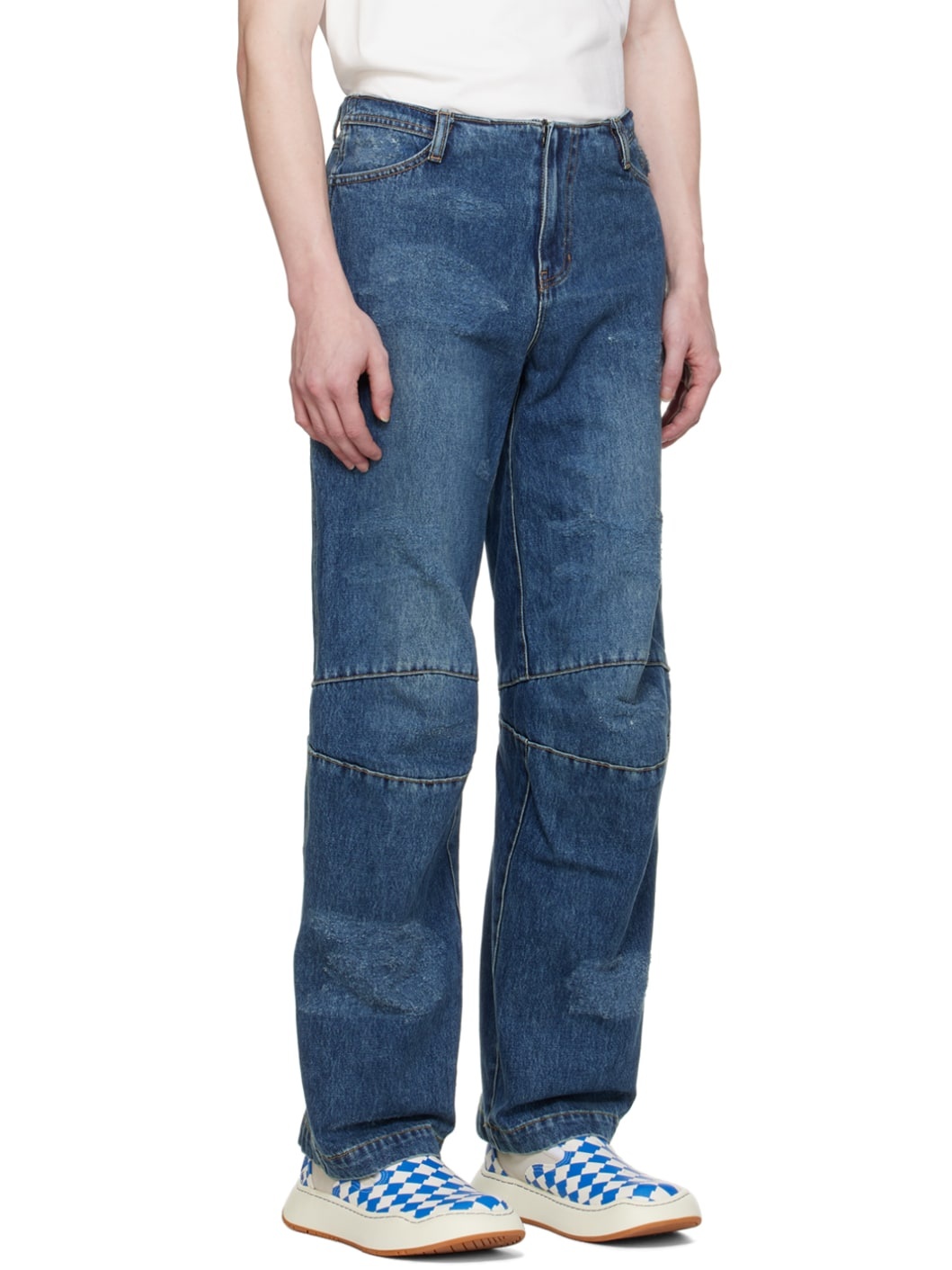 Blue Wide-Leg Jeans - 2