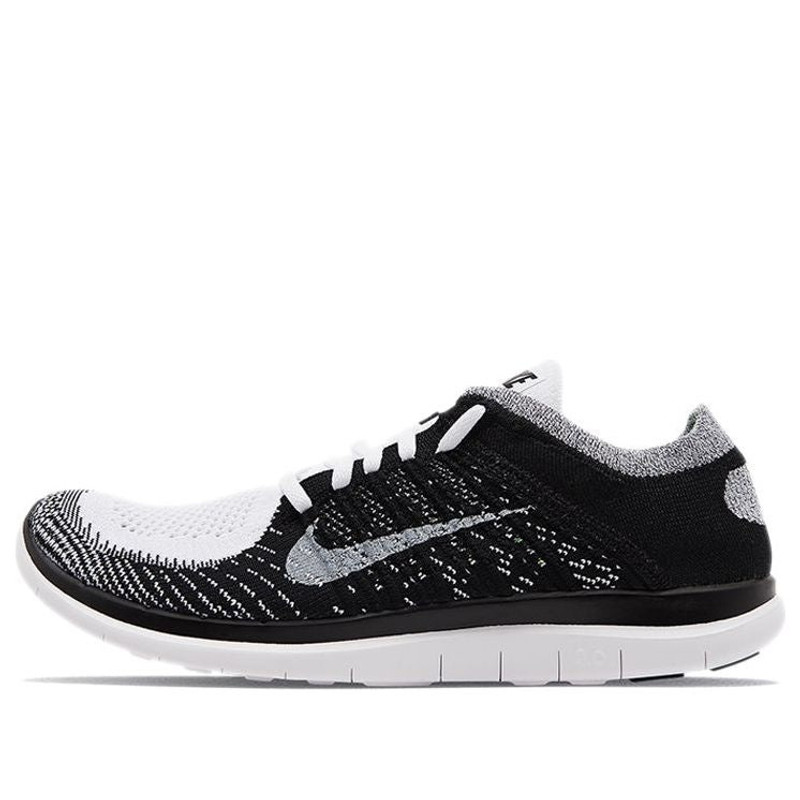 Nike Free 4.0 Flyknit 'White Black' 631053-100 - 1