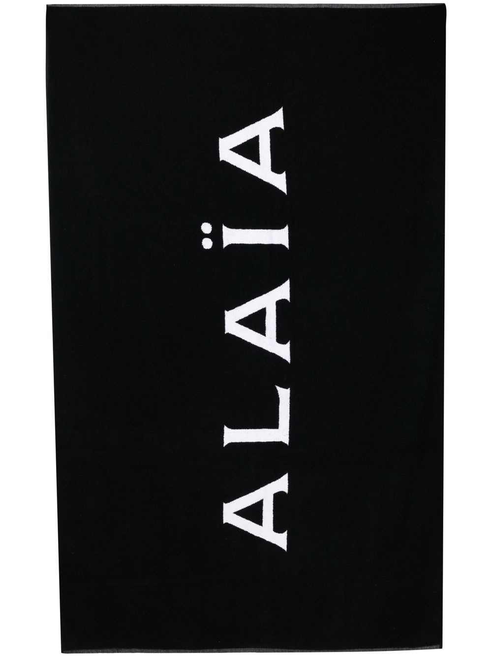 logo-print detail beach towel - 2