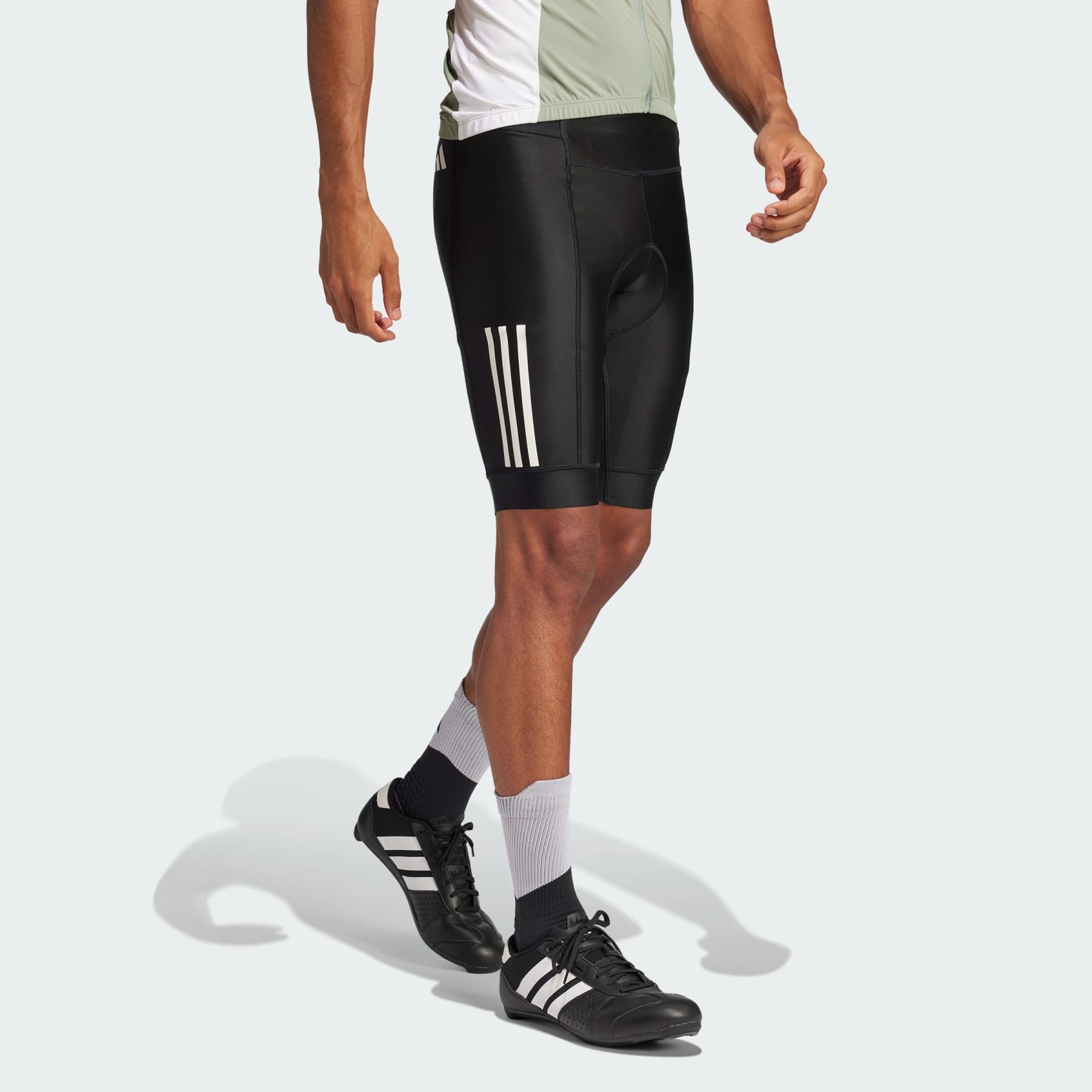 Essentials 3-Stripes Padded Cycling Shorts - 4