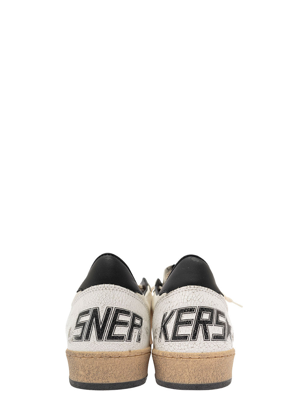 Golden Goose Men 'Ballstar' White Sneaker With Side Star Application In Leather Man - 4