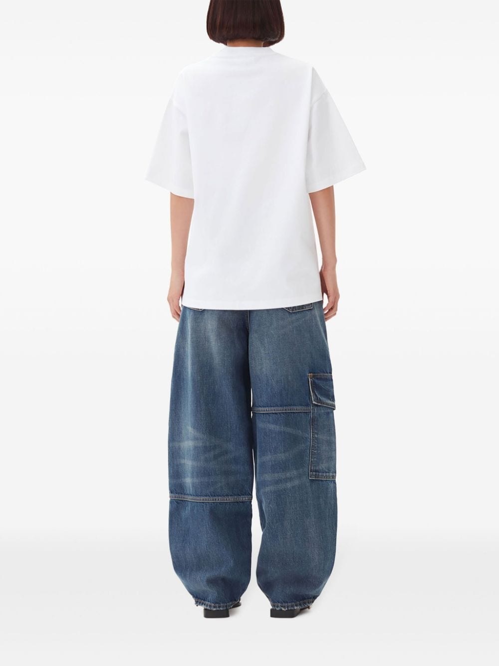 cotton round-neck t-shirt - 4