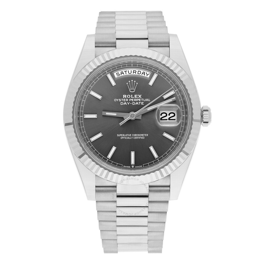 Rolex Day-date Automatic Chronometer Grey Dial Men's Watch 228239RSP - 2