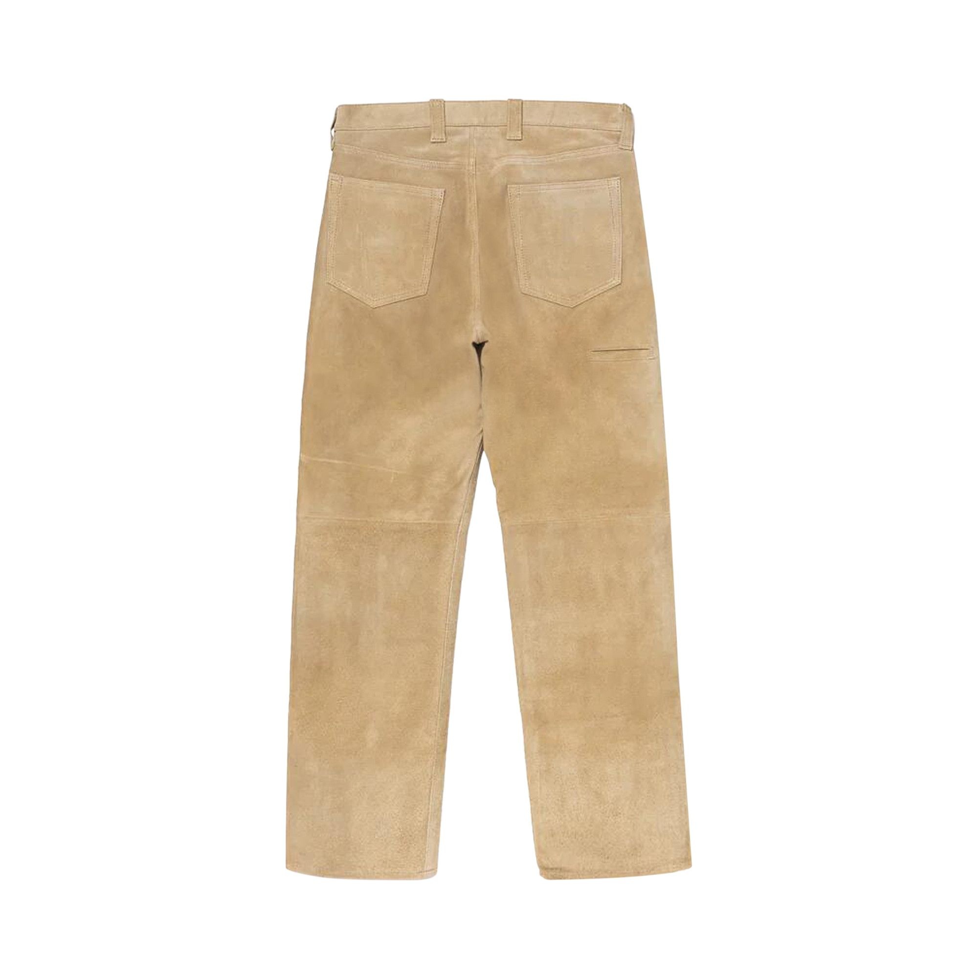 Human Made Suede Leather Pants 'Beige' - 2