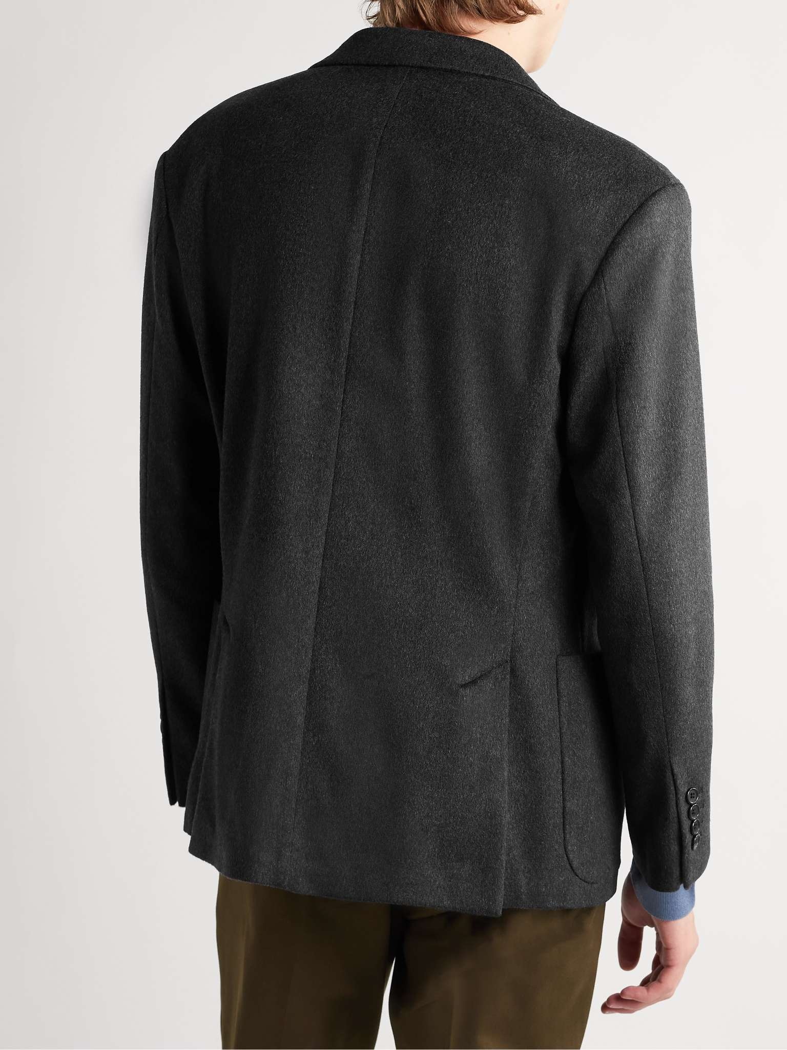 Gents Unstructured Wool and Cashmere-Blend Blazer - 4