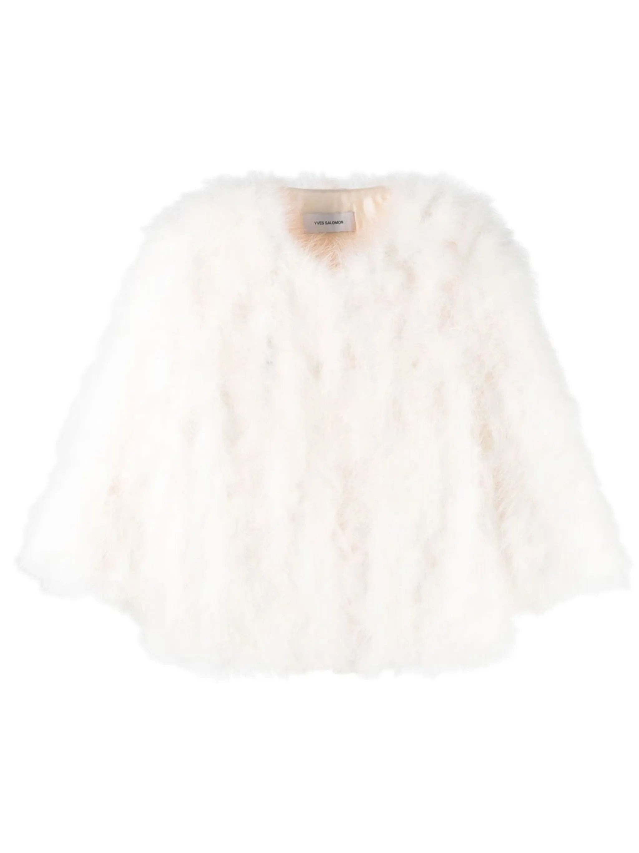 YVES SALOMON - Women Delicate Fluffy Coat - 5