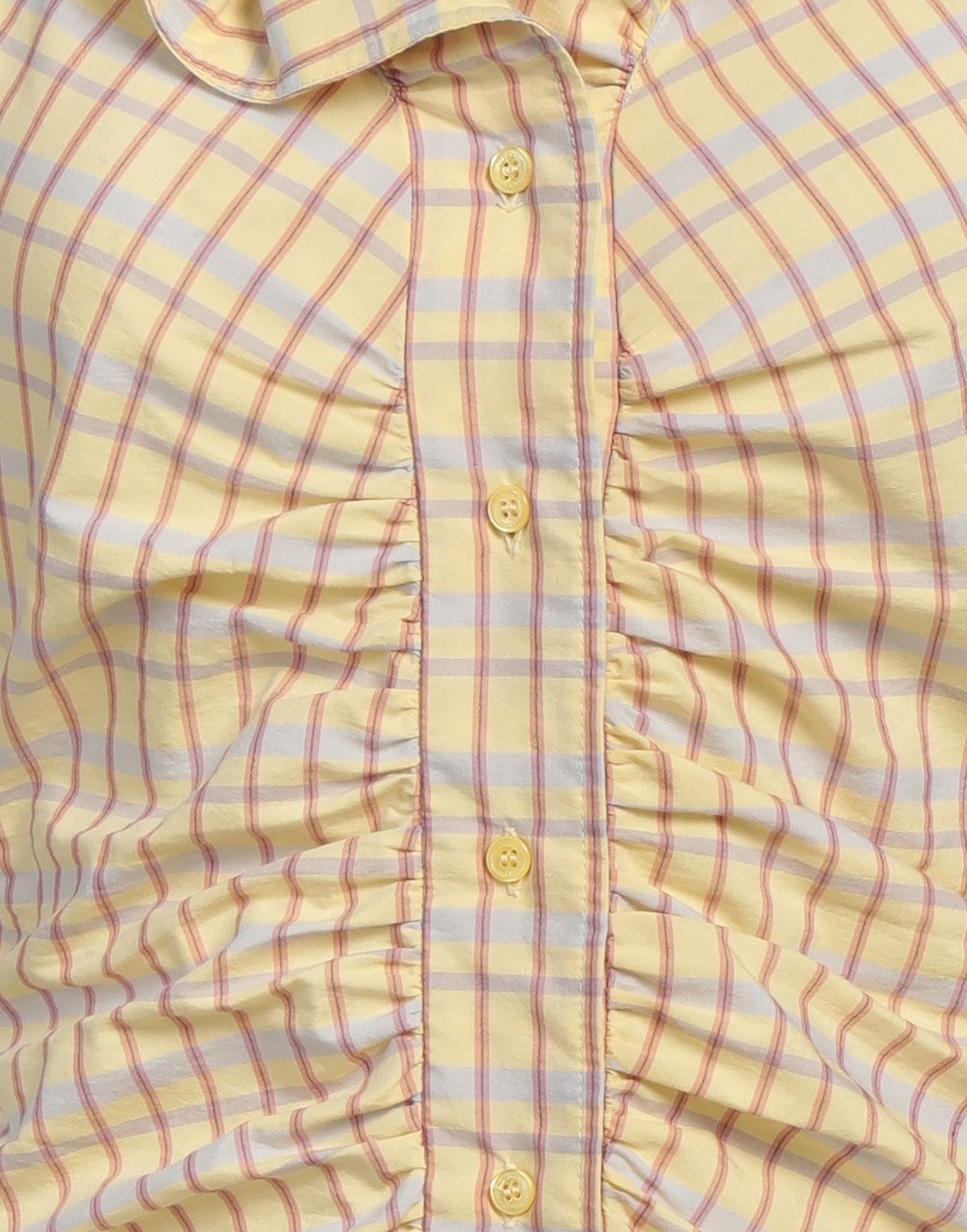 Light yellow Women's Striped Shirt - 4