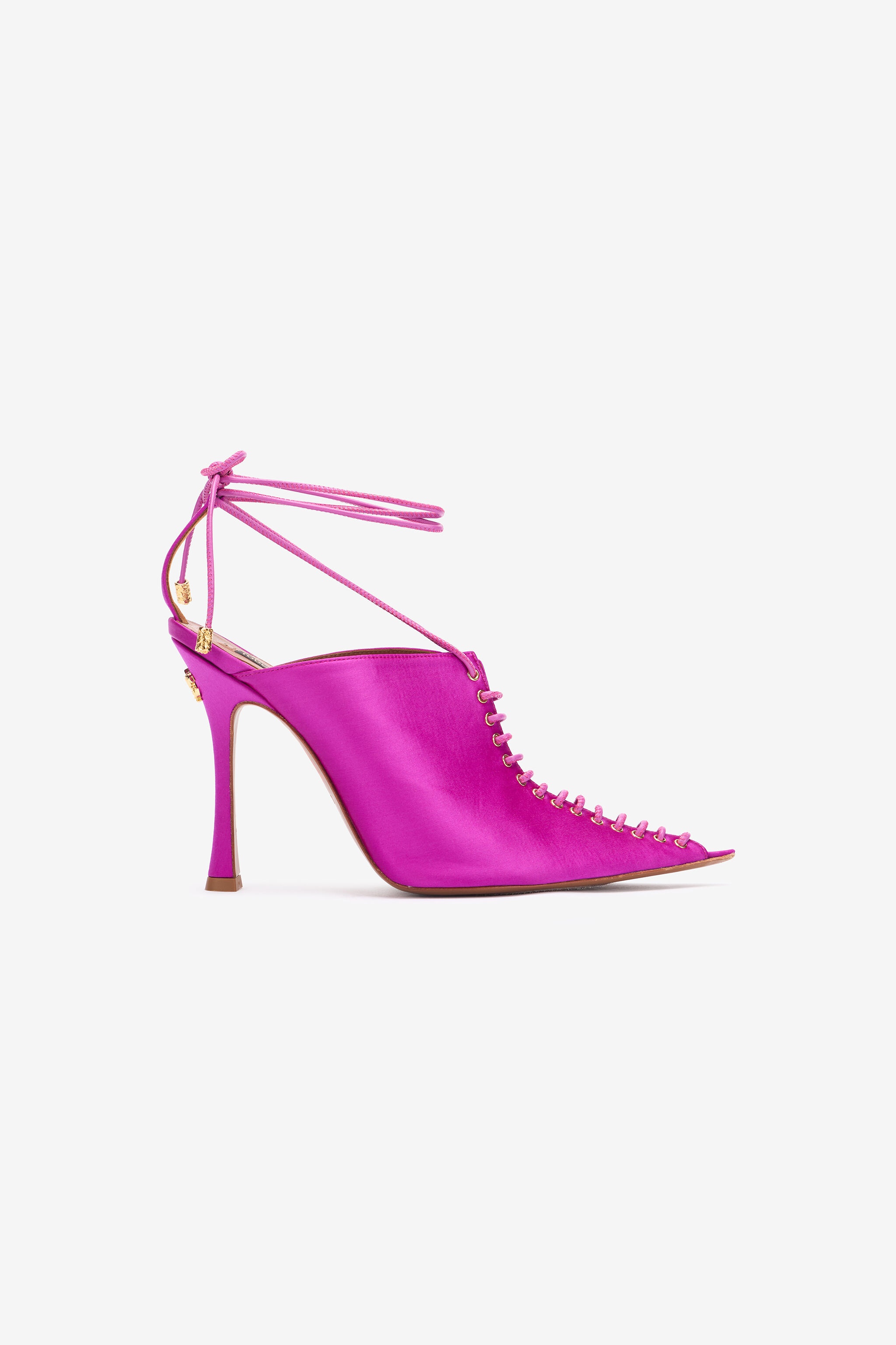 Lace-Up Mules - 1