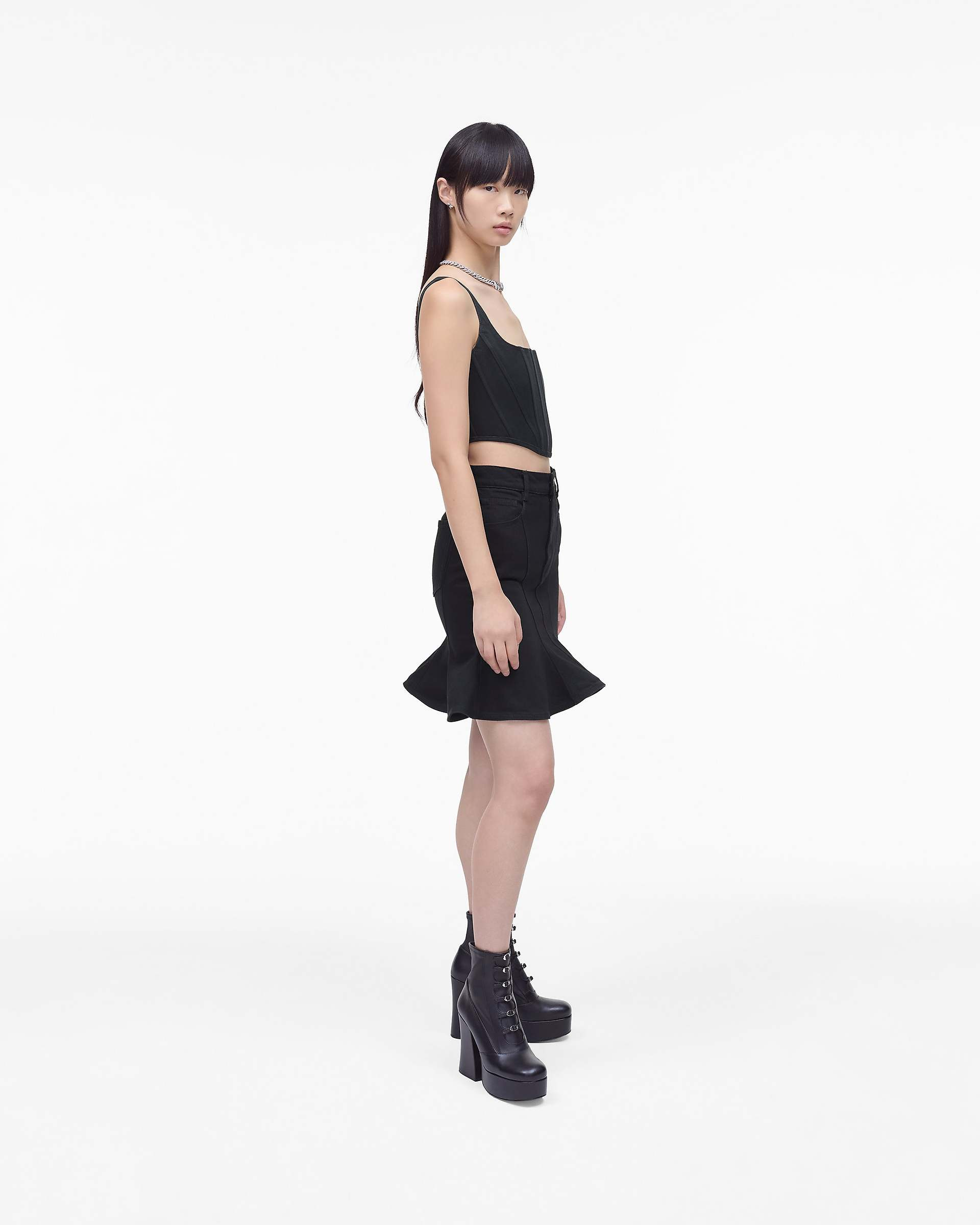 THE FLUTED MINI SKIRT - 3